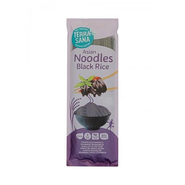 Terrasana makaron (z ryżu czarnego i ryżu brązowego) bezglutenowy bio 250 g