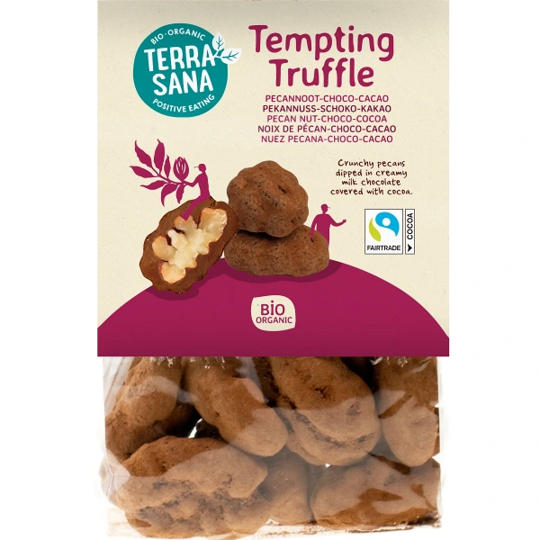 Terrasana orzechy pekan w czekoladzie mlecznej i kakao bio 100 g