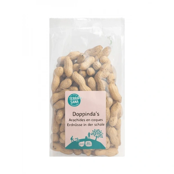 Terrasana orzeszki ziemne prażone w łupinach bio 330 g