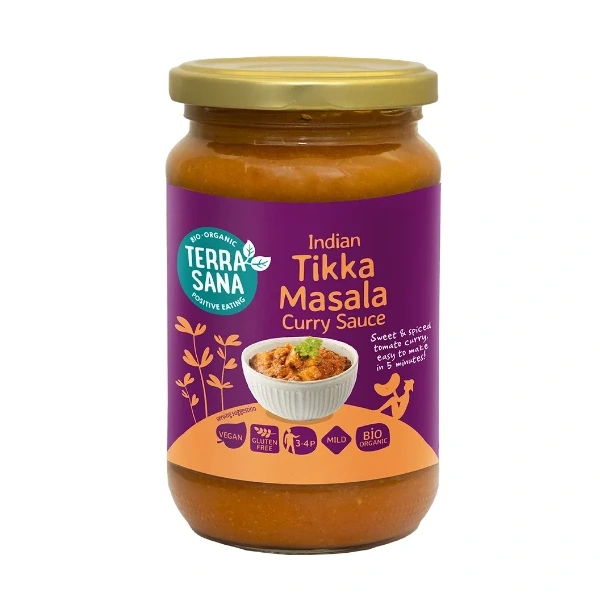 Terrasana sos curry indian tikka masala bezglutenowy bio 350 g