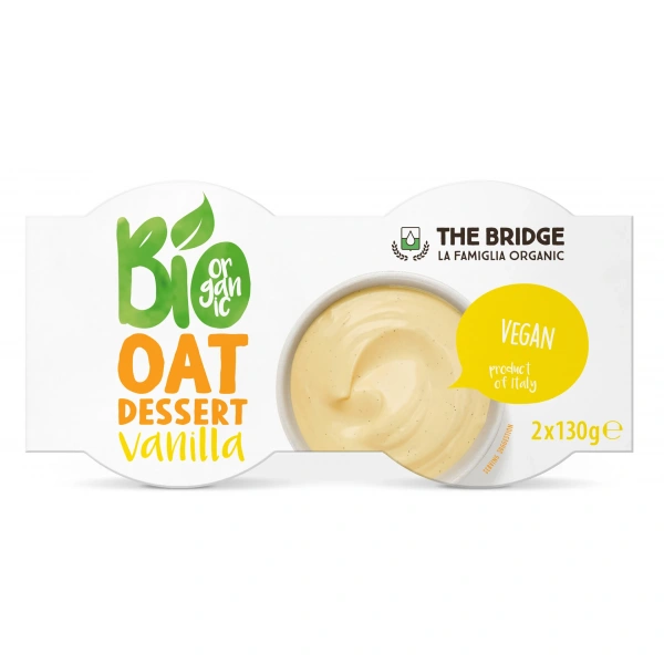 The bridge deser owsiany o smaku waniliowym bio (2 x 130 g) 260 g