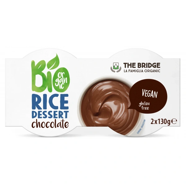 The bridge deser ryżowy czekoladowy bezglutenowy bio (2 x 130 g) 260 g