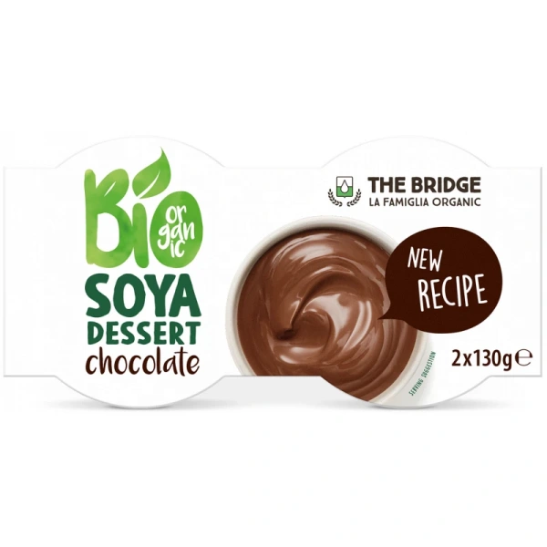 The bridge deser sojowy o smaku czekoladowym bezglutenowy bio (2 x 130 g) 260 g