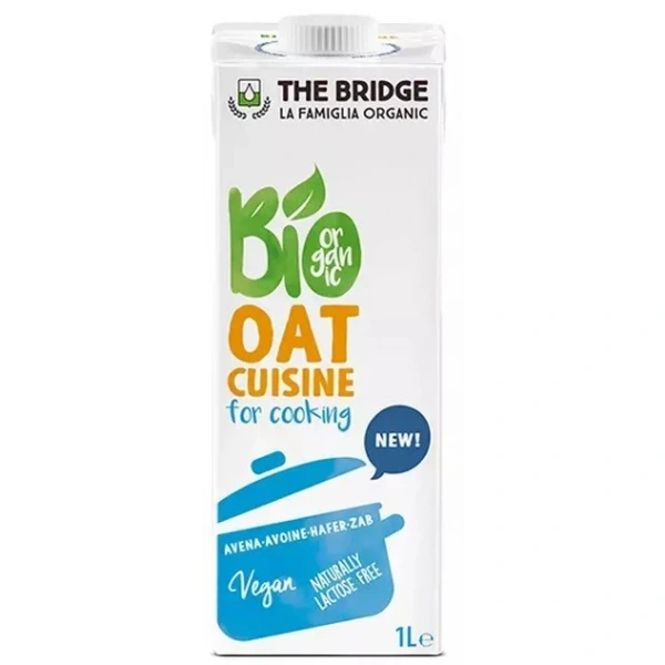 The bridge krem owsiany do gotowania i pieczenia bez dodatku cukrów bio 1 l
