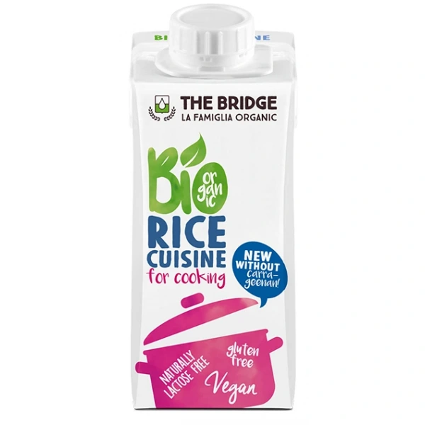 The bridge krem ryżowy do gotowania bez dodatku cukrów bezglutenowy bio 200 ml