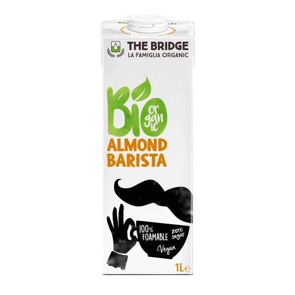 The bridge napój migdałowy barista bez dodatku cukrów bezglutenowy bio 1 l