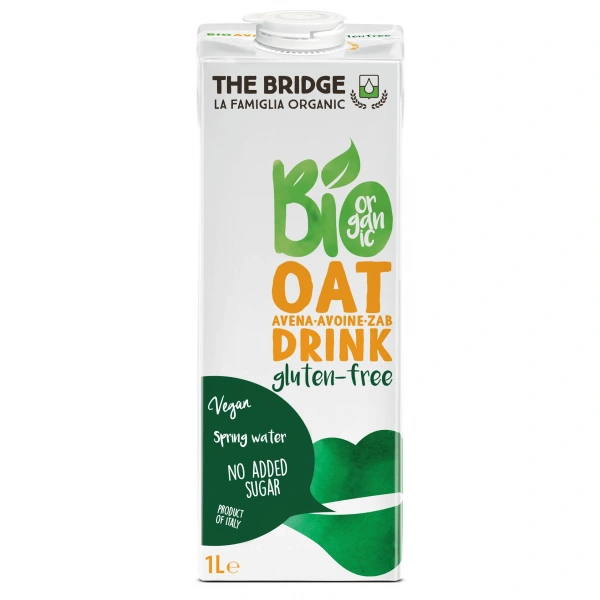 The bridge napój owsiany bez dodatku cukrów bezglutenowy bio 1 l