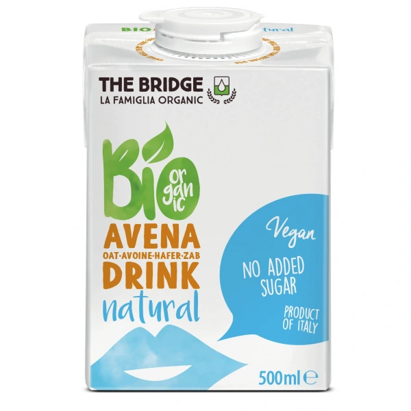 The bridge napój owsiany bez dodatku cukrów bio 500 ml