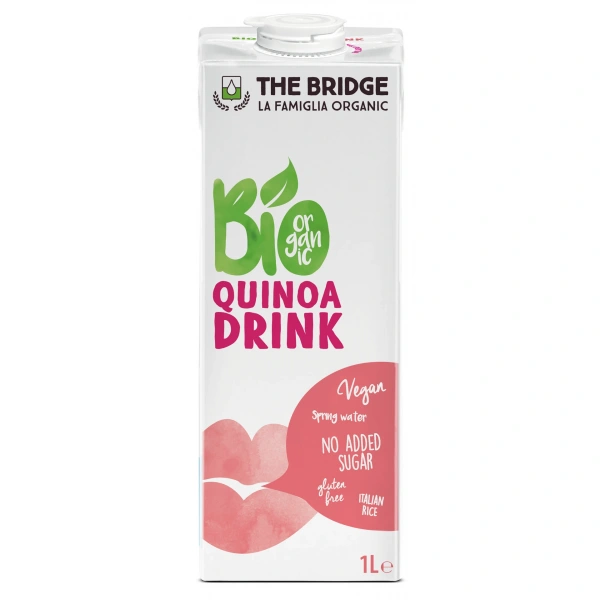 The bridge napój quinoa z ryżem bez dodatku cukrów bezglutenowy bio 1 l