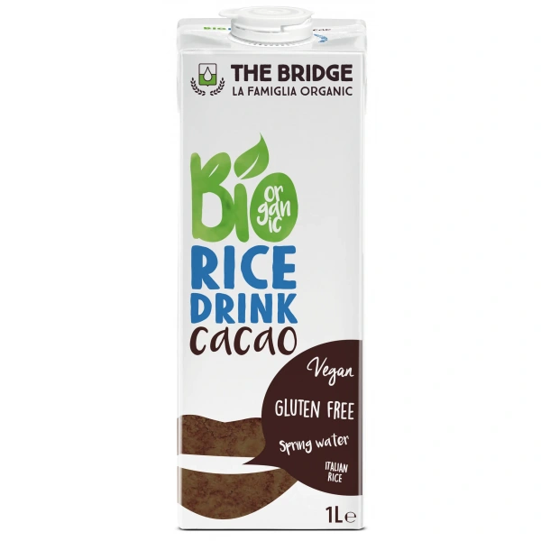 The bridge napój ryżowy o smaku czekoladowym bezglutenowy bio 1 l