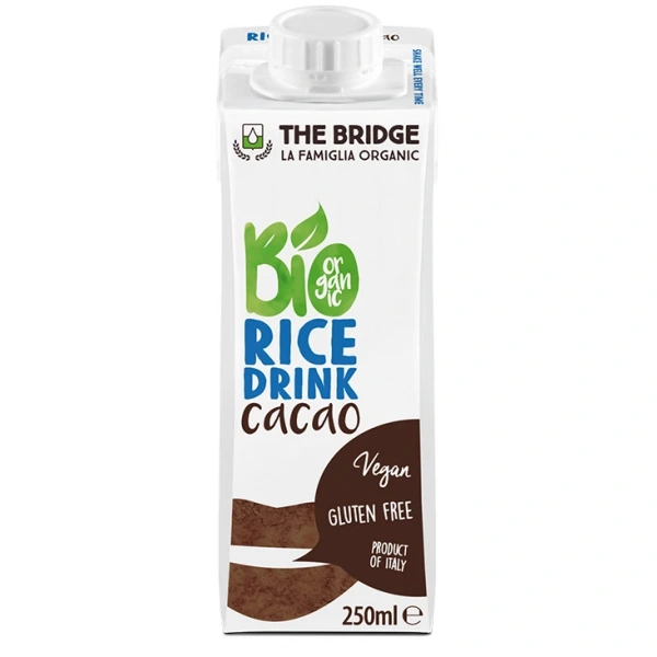 The bridge napój ryżowy o smaku czekoladowym bezglutenowy bio 250 ml
