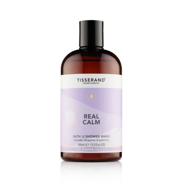 Tisserand Aromatherapy Real Calm Bath & Shower Wash - Żel do kąpieli (400 ml)