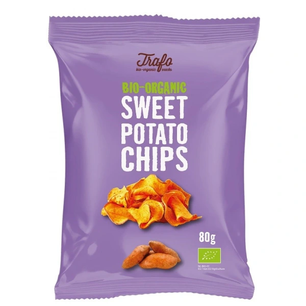 Trafo chipsy z batatów smażone na oleju słonecznikowym bio 80 g
