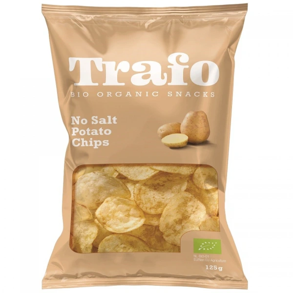 Trafo chipsy ziemniaczane naturalne bez dodatku soli bio 125 g