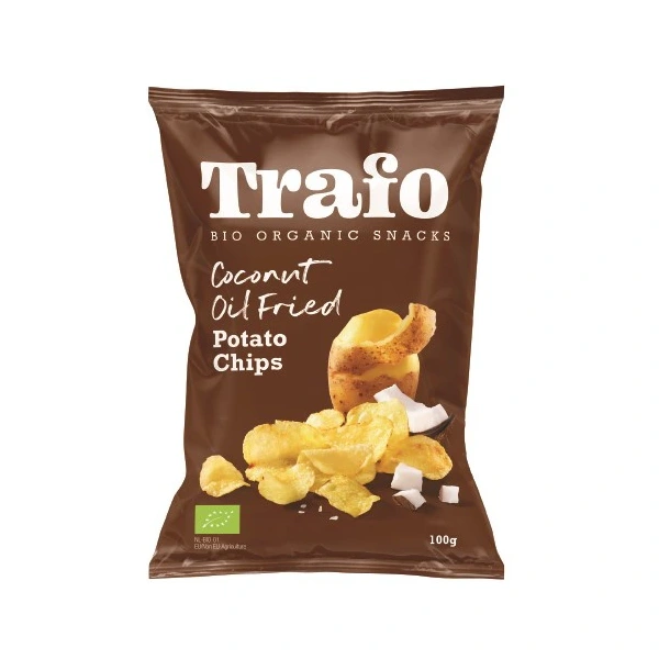 Trafo chipsy ziemniaczane smażone na oleju kokosowym bio 100 g