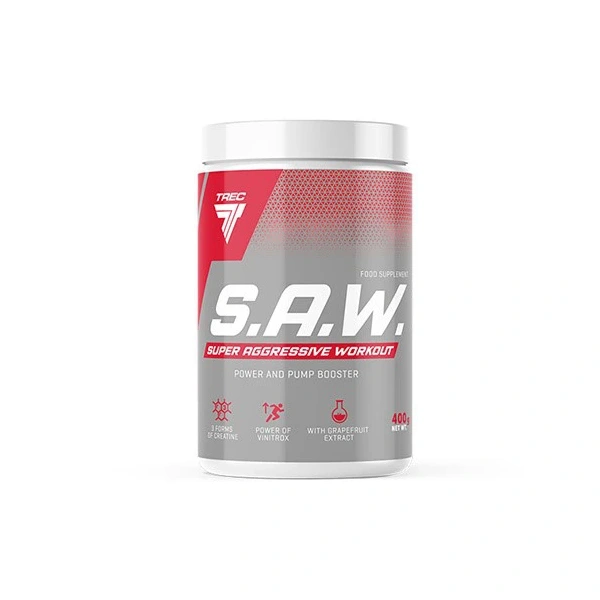 Trec S.A.W. w proszku 400g o smaku porzeczkowo - cytrynowym