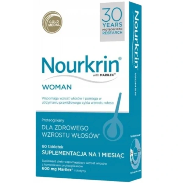 Trichopartner Nourkrin Woman proteoglikany 60 tabletek