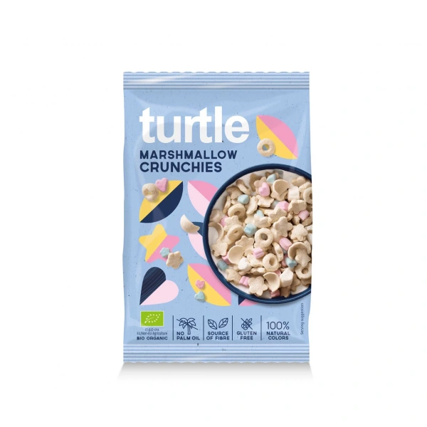Turtle chrupki zbożowe z piankami marshmallow bezglutenowe bio 40 g