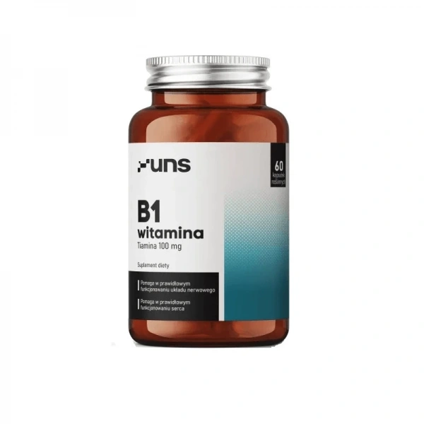 UNS SUPPLEMENTS Witamina B1 - Tiamina 100 mg (60 kaps.)