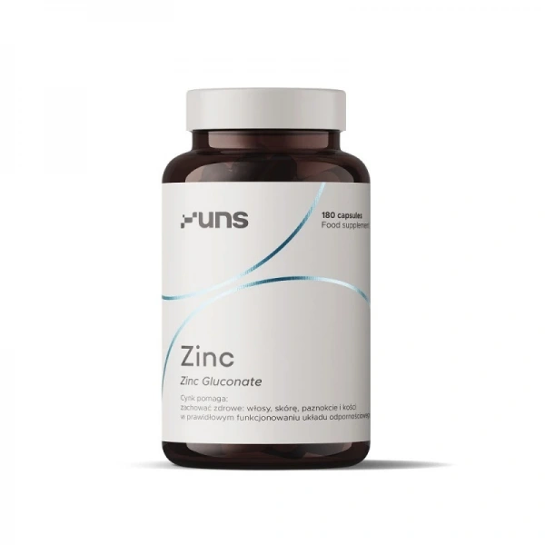 UNS SUPPLEMENTS Zinc Gluconate 30 mg (180 kaps.)