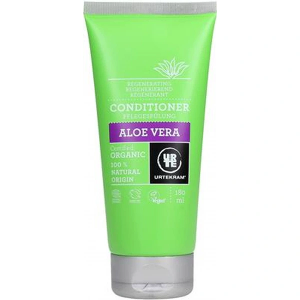 URTEKRAM Odżywka do włosów aloesowa regenerująca BIO 180 ml