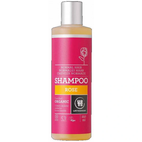 URTEKRAM Szampon różany do włosów normalnych BIO 250 ml
