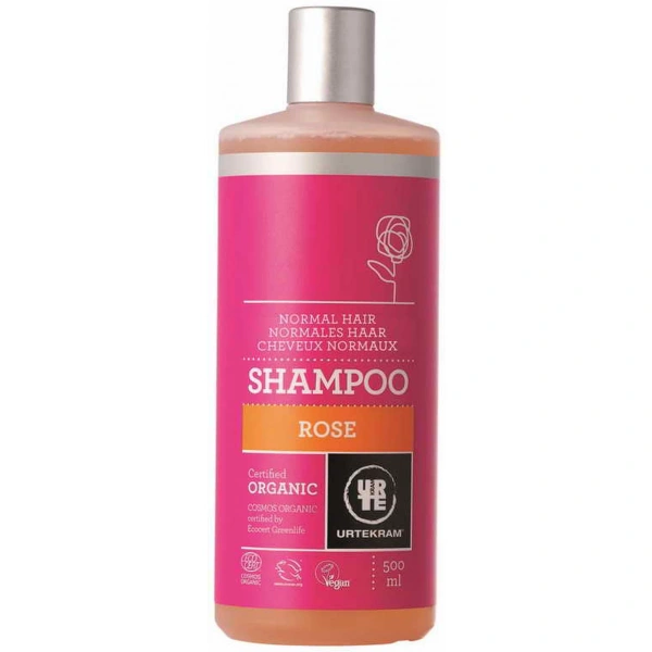 URTEKRAM Szampon różany do włosów normalnych BIO 500 ml