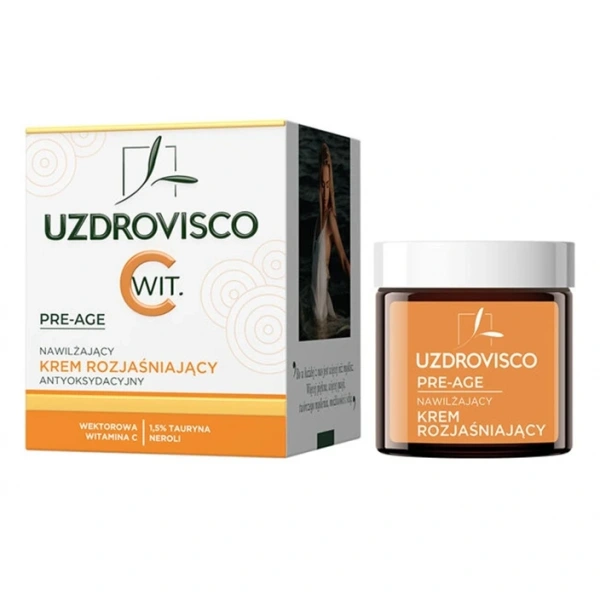 Uzdrovisco krem do twarzy rozjaśniający nawilżający antyoksydacyjny 50 ml  uzdrovisco (pre