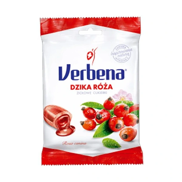 Verbena Cukierki ziołowe Dzika róża 60g