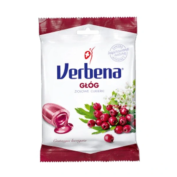 Verbena Cukierki ziołowe Głóg 60g