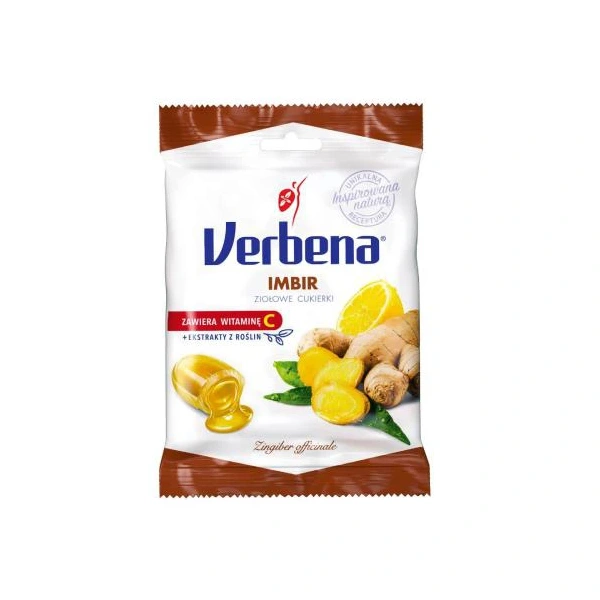 Verbena Cukierki ziołowe Imbir 60g