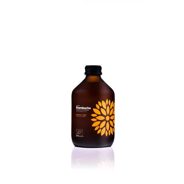 Vigo kombucha z acerolą i imbirem bezglutenowa bio 330 ml