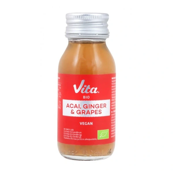 Vita BIO Shot jabłko - winogrono - acai z imbirem 60 ml