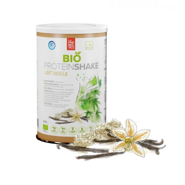 Vitafan białko wegańskie o smaku waniliowym bezglutenowe bio 400 g