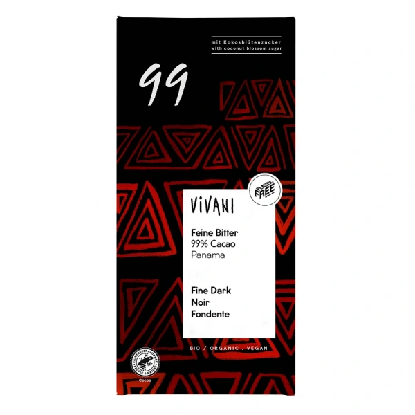 Vivani czekolada gorzka 99 %  bio 80 g