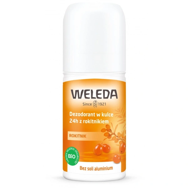 Weleda dezodorant w kulce 24 h z rokitnikiem eco 50 ml
