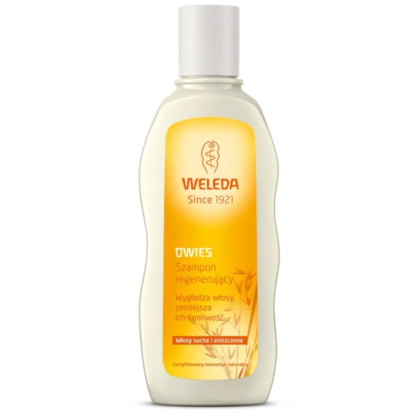 Weleda szampon do włosów suchych i zniszczonych z owsem eco 190 ml