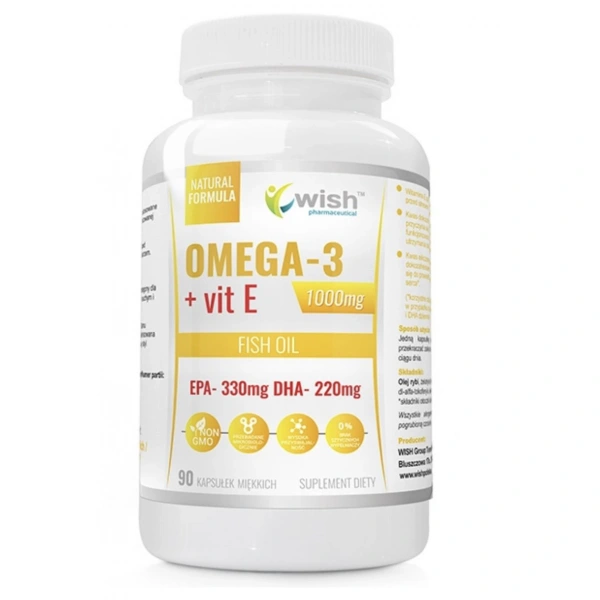 Wish Omega 3 + Vit. E 90 kapsułek