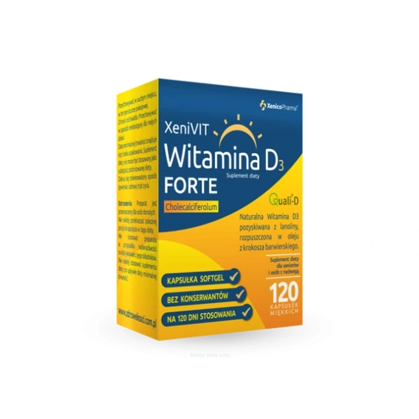 Xenico XeniVIT Witamina D Forte 120 kapsułek