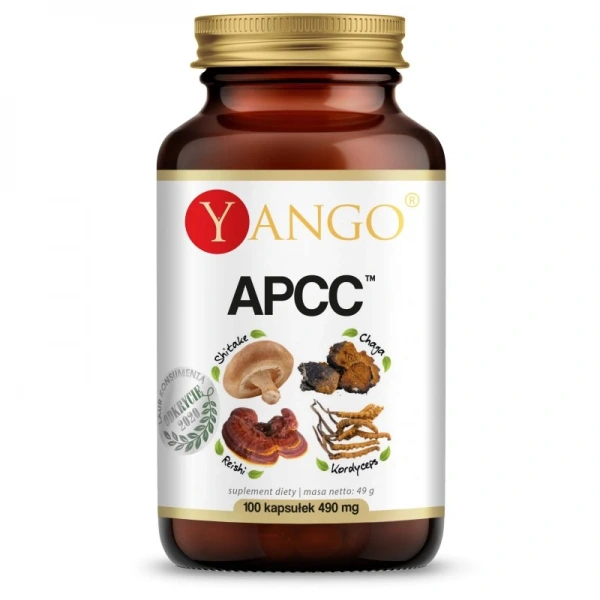 YANGO APCC - reishi, kordyceps, shitake, chaga (100 kaps.)