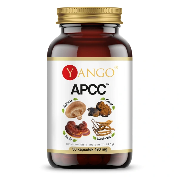 YANGO APCC - reishi, kordyceps, shitake, chaga (50 kaps.)