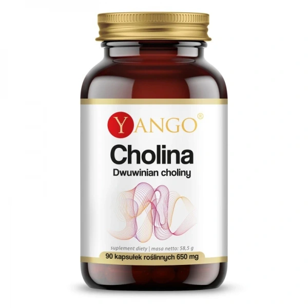 YANGO Cholina - Dwuwinian Choliny 560 mg (90 kaps.)