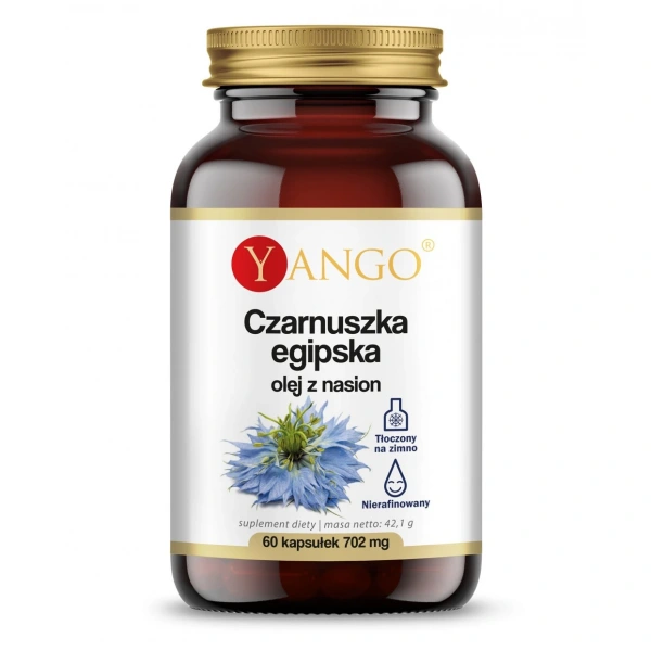 YANGO Czarnuszka egipska - olej z nasion 500 mg (60 kaps.)