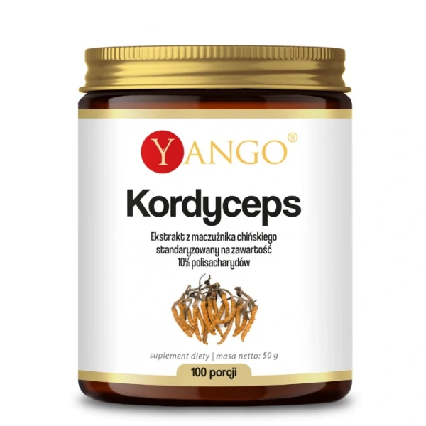 YANGO Kordyceps - ekstrakt 10% polisacharydów (50 g)