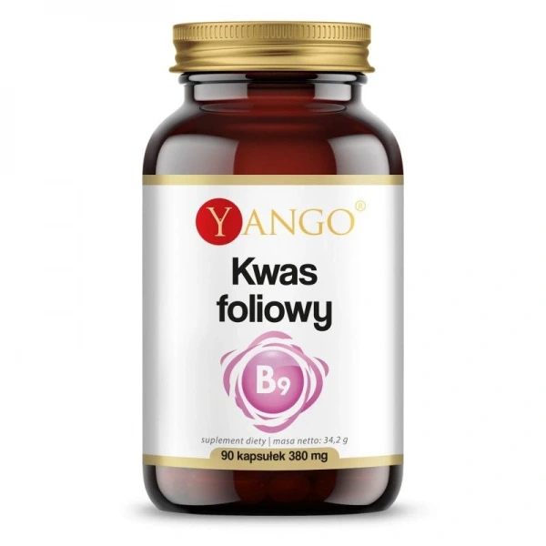 YANGO Kwas foliowy 600 mcg (90 kaps.)