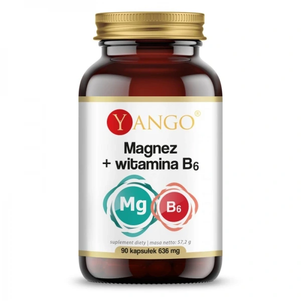 YANGO Magnez + Witamina B6 (90 kaps.)