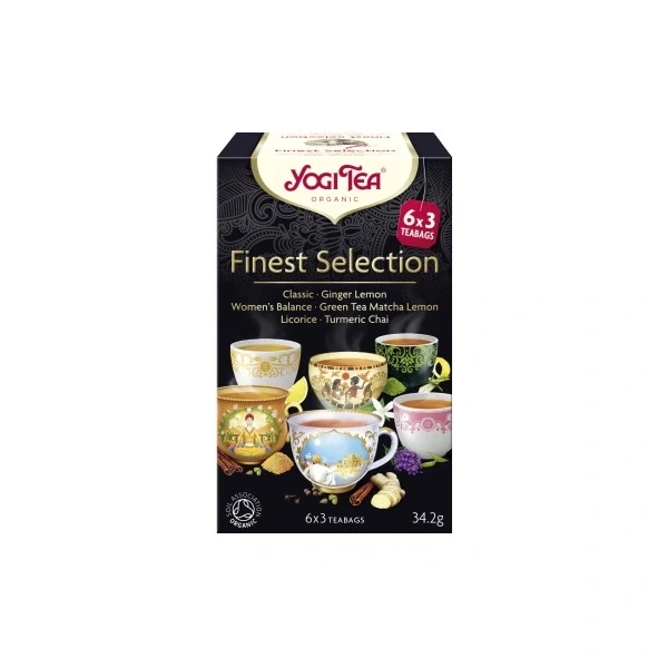 Yogi Tea Herbatka Ekspresowa Finest Selection Mix BIO 34,2g (6x3 torebki)