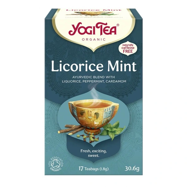 Yogi Tea Herbatka Mięta Z Lukrecją BIO (17 x 1,8 g) 30,6 g