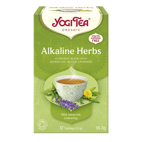 Yogi tea herbatka zioła alkaliczne (alkaline herbs) bio (17 x 2,1 g) 35,7 g