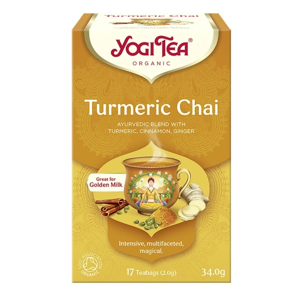Yogi tea herbatka złoty chai z kurkumą (turmeric chai) bio (17 x 2 g) 34 g